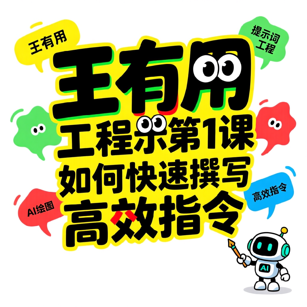 王有用提示词工程第1课：如何快速撰写高效指令