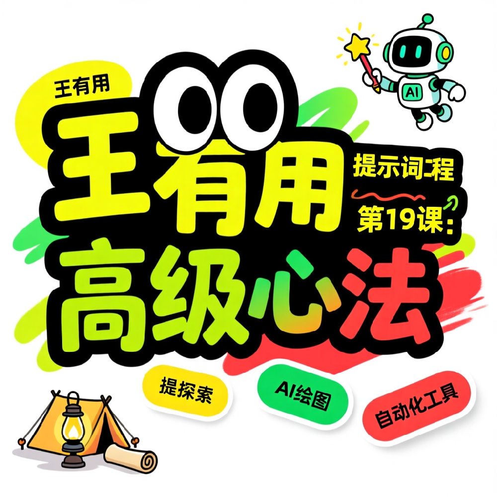 王有用提示词工程第19课：提示词高级心法