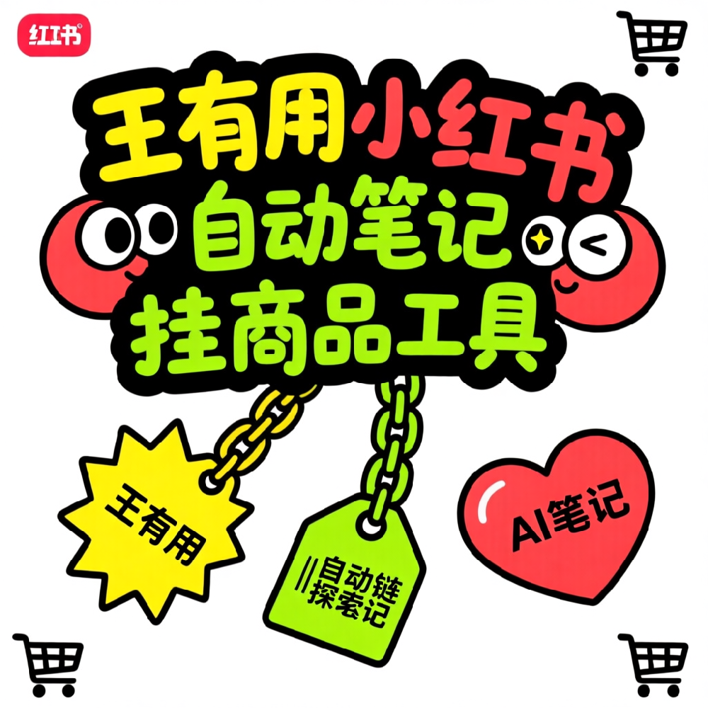 王有用小红书自动笔记挂商品工具